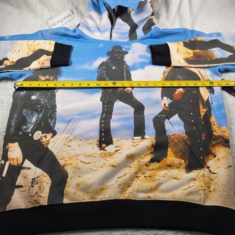 Midnight Studio Shane Gonzales Ace Of Spades Motorhead Cotton Hoodie Mens Sz L - Picture 8 of 12